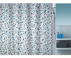 Spirella 10.16741 Tuttio Rideau de Douche Textile Bleu 180 x 200 cm