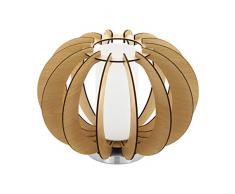 EGLO 95603 Lampe de table, Acier, E27, 60 W, Nickel Mat