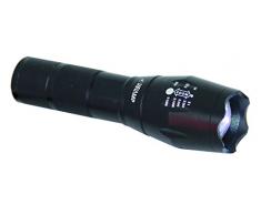 Velamp IN247 Steel - Lampe Torche LED 10W, Aluminium, Noir
