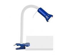 Brilliant AG 24705/37 Lampe de bureau, MÃ©tal, E14, 40 W, Bleu