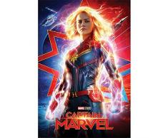 Marvel Poster Captain Higher, Further, Faster
