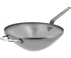 DE BUYER -5618.40 -wok mineral b anse face a la queue ø40cm