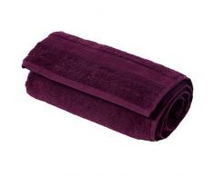 TOM TAILOR Serviette de Douche Unie en Tissu éponge 100111/900/770, Coton, Violet, 50 x 100 cm