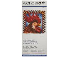Spinrite Wonderart Angel Kit de Tapis Ã Crocheter avec Motif Poisson