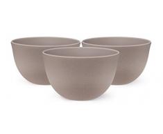 ADomo Point-Virgule Assiette en Fibre de Bambou Multicolore Taille Unique