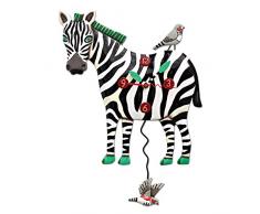 Allen Designs P1508 Horloge ZÃ¨bre Horloge Multicolore 39 cm