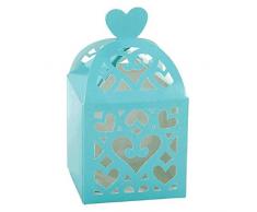 amscan International Lanterne boÃ®tes de faveurs, Robins Bleu