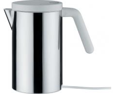 Alessi Wa09/80wuk Hot.it Bouilloire Ãlectrique en Acier Inoxydable 18/10 Brillant, Intérieur, Poignée et Couvercle en Résine Thermoplastique, Blanc, Fiche Anglaise