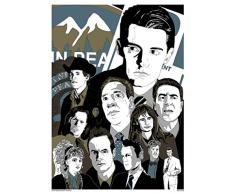 onthewall Twin Peaks Poster Art imprimé par John Pearson (MSP 0049)