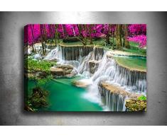 Bonamaison Peinture sur toile, multicolore, 70 x 100 cm - ConÃ§u et fabriquÃ© en Turquie