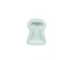 Silikomart 71.361.00.0096 Moule pour PÃ¢te Ã Sucre SLK261 VÃªtement Silicone Blanc