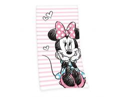 Herding DISNEY MINNIE MOUSE Serviette de Bain, 150 x 75 cm, Coton, Multicolore