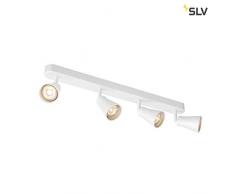 SLV AVO CW Quad, éclairage intérieur et plafonnier QPAR51 Blanc max. Ampoule 50 W en métal