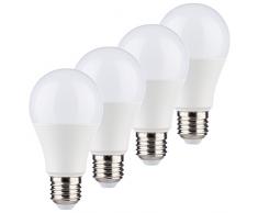 MÃ¼ller-Licht 400251Â _ Set A +, Lot de 4Â hd95Â forme ampoule LED Ã©quivalent de 60Â W, Plastique, 10Â W, E27, Blanc, 6Â x 6Â x 12Â cm