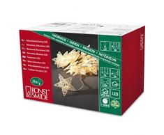 Konstsmide 3152-103 Guirlande Lumineuse Décorative à LED Plastique, 0.96 W, Blanc