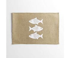 le jardin des cigales set de table 30x45cm jute fishy