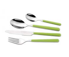 Albert de Thiers 699050 MENAGERE 24 Pieces Rio Vert, Acier Inoxydable, 16,5 x 7 x 26 cm