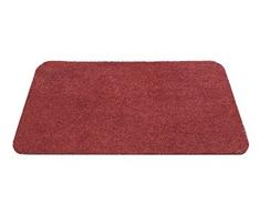HMT Paillasson Lavable Coton Rouge Natuflex 70 x 40 x 0,8 cm