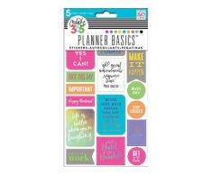 me & my BIG ideas Pps-83Â crÃ©er 365Â Planning Stickers, Multicolore
