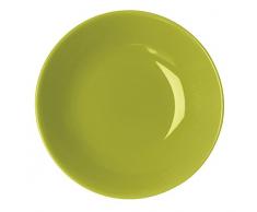 Excelsa Trendy Assiette Creuse, céramique, 20 x 20 x 4 cm 20x20x4 cm Vert