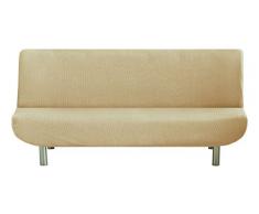 Eysa Ulises élastique clic clac Housse de canapé 3 Places Couleur 01-Beige, Polyester Coton, 37x5x29 cm