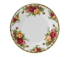 Royal Albert Old Country Roses Assiette Ã Salade en Porcelaine Blanche 16 cm, Porcelaine, Multicolore, 16 cm