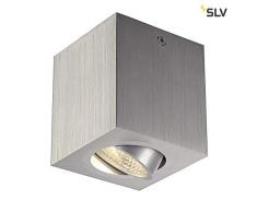 SLV - TRILEDO CARRE CL plafonnier alu brossé 6W 38° 3000K - 113946
