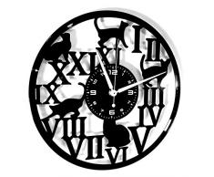 Instant Karma Clocks Horloge Murale en Vinyle Disque LP 33 Tours Maison Chat Chat Vintage Handmade