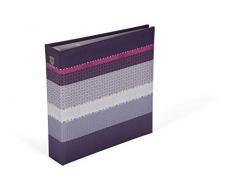 Henzo 9822214Â Slip en Un 200Â Niveaux Violet Album Photo, Violet, 25,5Â x 19,5Â x 5,5Â cm