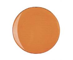 Excelsa Scratch Assiette, Verre, Orange, 27,5Â x 27,5Â x 1,5Â cm