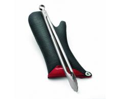 Kitchen Grips Ensemble manique 41Â cm et pince en acier inoxydable 40Â cm pour barbecue