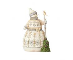 Heartwood Creek Figurine Bonhomme Neige 6001408, RÃ©sine, Multicolore, Taille Unique