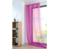 Lovely Casa Monna Voilage Polyester Fuchsia 280 x 140 cm