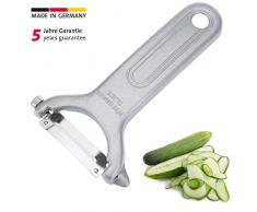 Westmark 60952270 Eplucheur de légumes et dâAsperges Quick, Aluminium, Argent, 12 cm
