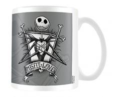 Nightmare Before Christmas Misfit Amour Mug en céramique, multicolore
