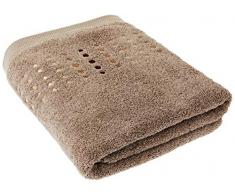 Lasa Home Drap de Bain 100x150, Collection Pure Points, Castano, Coton, 100x150x1 cm