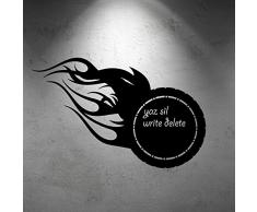 Asir Group LLC ySS 66 Pushy Autocollant Mural décoratif Noir