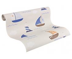 A.S. Création Papier peint Boys & Girls 5 beige bleu brun 10,05 m x 0,53 m 935548