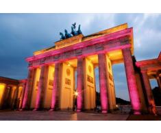 1art1 54642 Poster Berlin Porte de Brandebourg Rose 91 x 61 cm