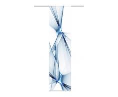Home Fashion 87188-706 Panneau Japonais Polyester H:245 x W: 60 cm - BLEU