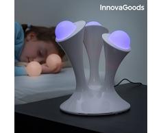 InnovaGoods Lampe LED Fluorescente Multicolore Blanc