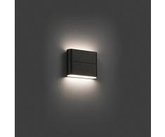 Faro Barcelona 70645 ADAY-1 LED Lampe applique gris foncé