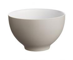 Alessi Dc03/3 Lg Tonale Grand Bol en CÃ©ramique Stoneware, Light Grey