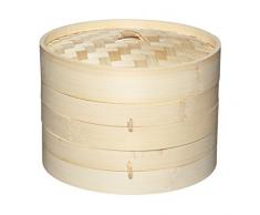 Kitchen Craft Pure Oriental Cuit vapeur Bambou 2 niveau + couvercle