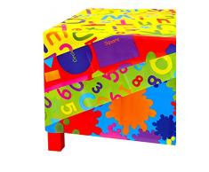 IC CI couvertures de Table IdÃ©al pour Le Jeu de Messy, Plastique, Multicolore, 28Â x 21Â x 3Â cm, Lot de 4