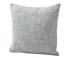 Max Winzer 27615444 Halifax Coussin en Maille structurÃ©e ArgentÃ© 40 x 40 cm