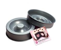 Ensemble Moule à Gâteau Cœur Tasty-Fill, 2 Pièces, Moule à Gâteau Fourrage en Forme de Cœur