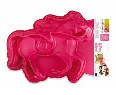 ScrapCooking 3161 Moule - Cheval, Silicone, Rose, 28,5 x 22,6 x 4 cm