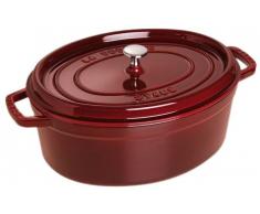Staub Fonte 1103187 Cocotte Ovale Majolique Grenadine 31 cm