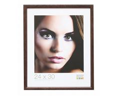 Deknudt Frames S220H3 Basic Cadre Photo Etroit Bois Brun 13 x 18